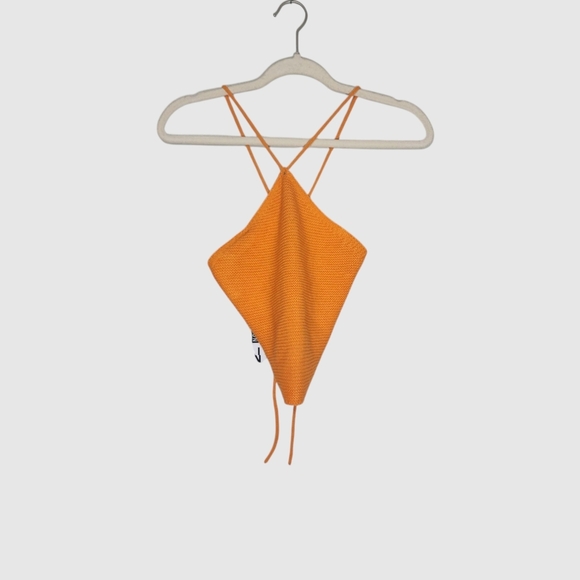 New Noisy May Knitted Crop Halter Top - Picture 4 of 6